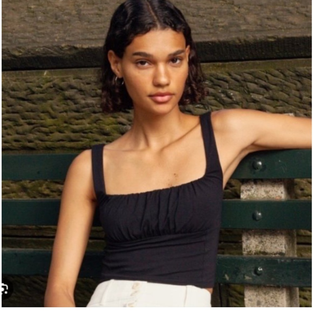 WILFRED FREE - Orbit Black Cropped Tank